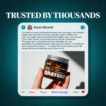 Hydroxyapatite Toothpaste Tablets