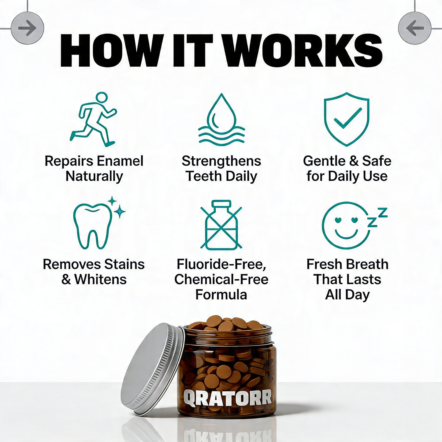 Hydroxyapatite Toothpaste Tablets
